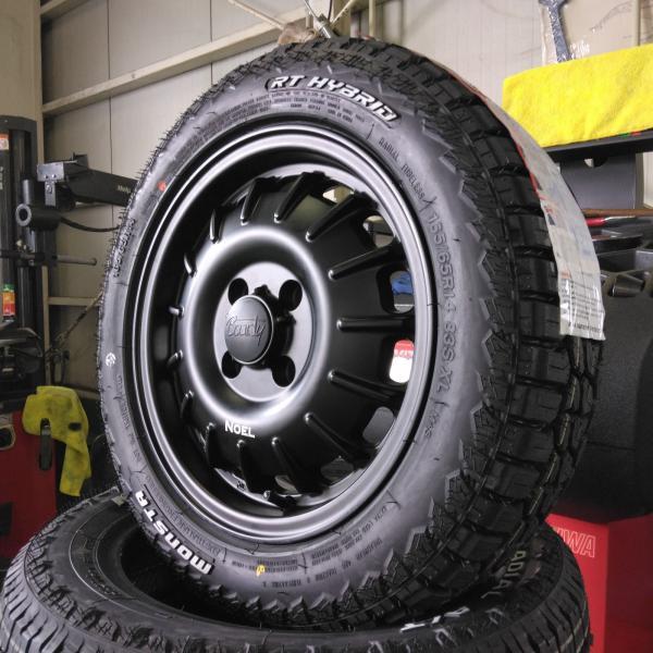 MONSTA TYRES 【要カスタム】 アゲ軽 軽トラ 軽バン 14インチ タイヤ