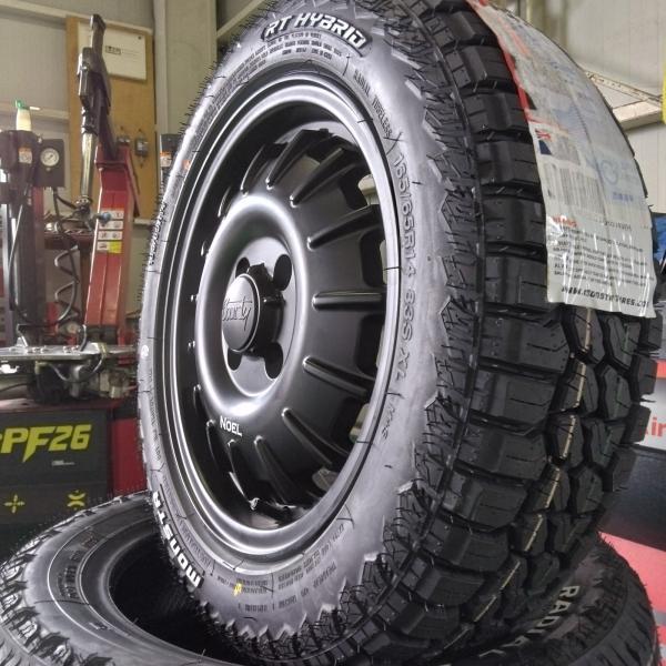MONSTA TYRES 【要カスタム】 アゲ軽 軽トラ 軽バン 14インチ タイヤ