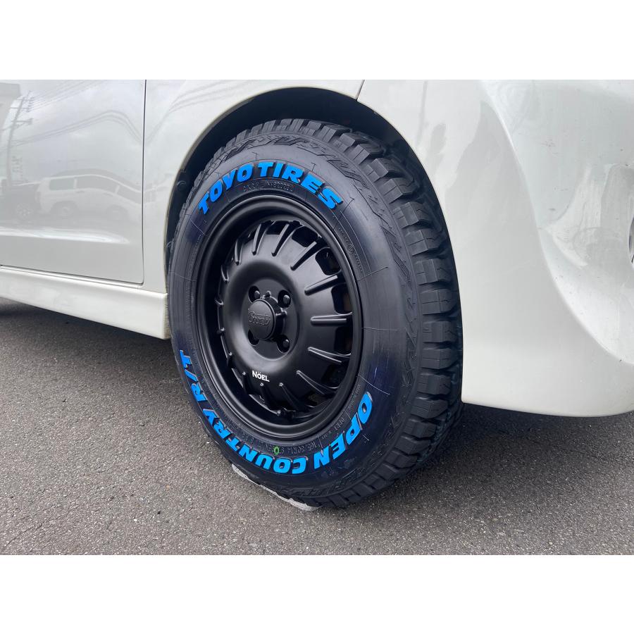 NV200 バネット デリカ D3  TOYO OPENCOUNTRY RT 165/80R14 ホワイトレター 14インチ タイヤホイールセット｜wat｜11