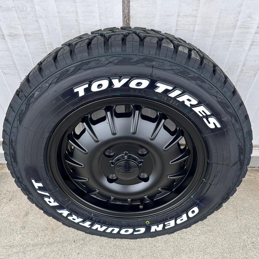 タウンエース ライトエース 新品 4本セット TOYO トーヨー OPENCOUNTRY オープンカントリ― RT 165/80R14 ホワイトレター 14インチ タイヤホイール Noel ノエル｜wat｜13