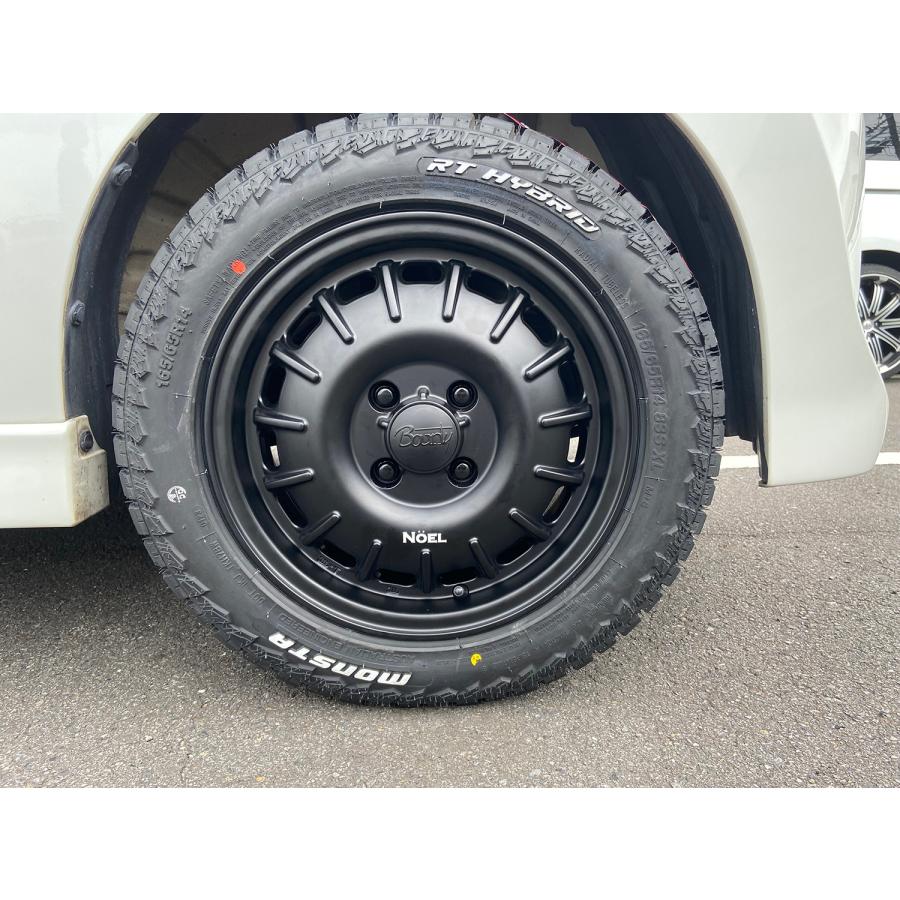 MONSTA TYRES 要リフトアップ&加工 軽トラ 軽バン ハイゼット エヴリィ
