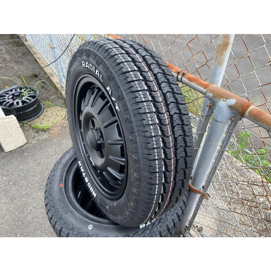 マッドスター　M/T 165/65R15 ホワイト　デリカ・ハスラー　2本セット MUDSTAR ハスラー タフト デリカミニ ウェイク スペーシアギア