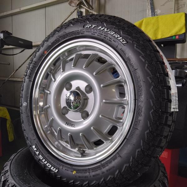 送料込み☆モンスターRT☆165/65R14☆アゲバンアゲトラハイゼット MONSTA TYRES 新発売 Noel アゲ系 軽トラ 軽バン 要リフトアップ