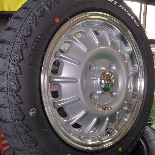NBOXで使用していたホイール4本（155-65-14タイヤ付） MONSTA TYRES 新品 NBOX N-BOX 夏タイヤ ホイール4本セット 155/65R14