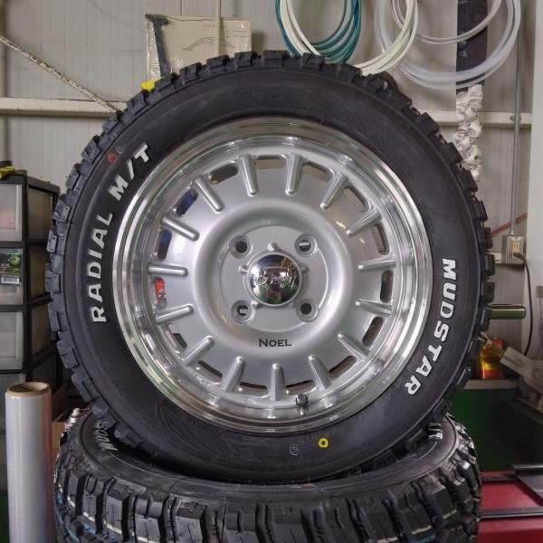 MUDSTAR アゲ軽 軽トラック 軽バン タイヤホイールセット 165/60R15