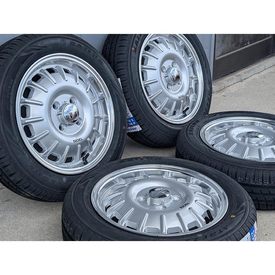 エヴリィ ハイゼット N-VAN キャンバス キャリィ アトレー Bounty ノエル 155/65R14 165/55R14 タイヤホイール セット 14インチの画像