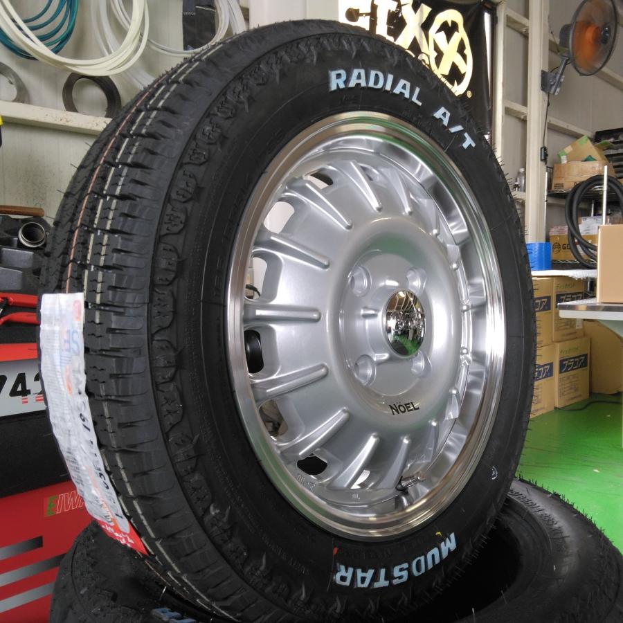 MUDSTAR 新品 軽用 ハスラー タイヤホイール 4本セット マッドスター