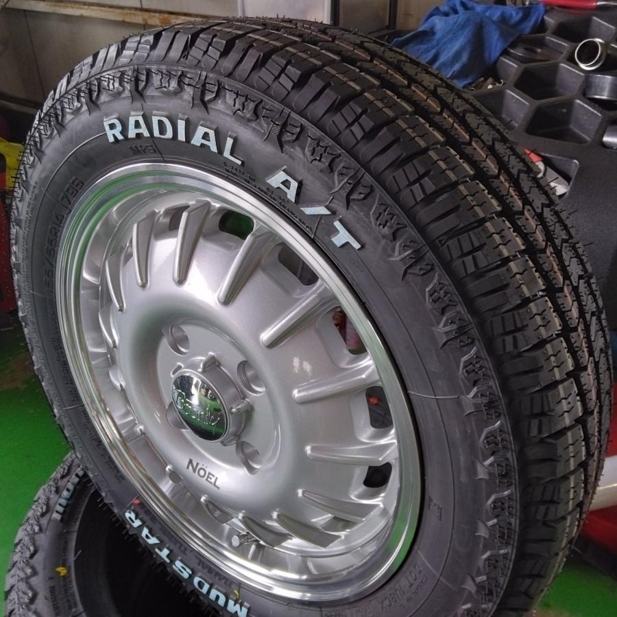 MUDSTAR 新品 軽用 ハスラー タイヤホイール 4本セット マッドスター