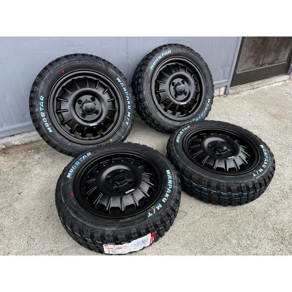 MUDSTAR 【新品4本セット】軽トラ 軽バン ハイゼット エヴリィ