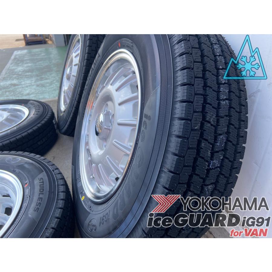 アイスガード iG91 国産スタッドレスタイヤ ホイールセット 165