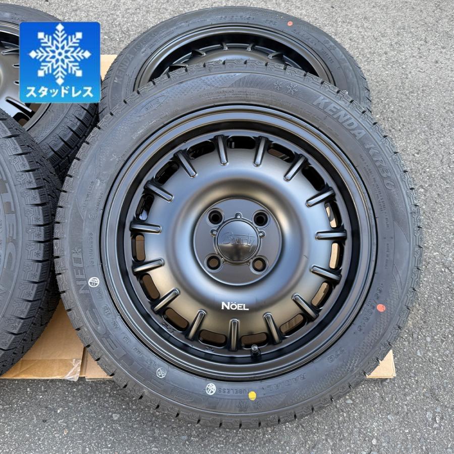 手渡し限定 スタッドレスタイヤ付き　15インチホイールセット　マルチ ICETEC 【車種】ハスラー ウェイク ハイゼットジャンボ｜スタッドレス