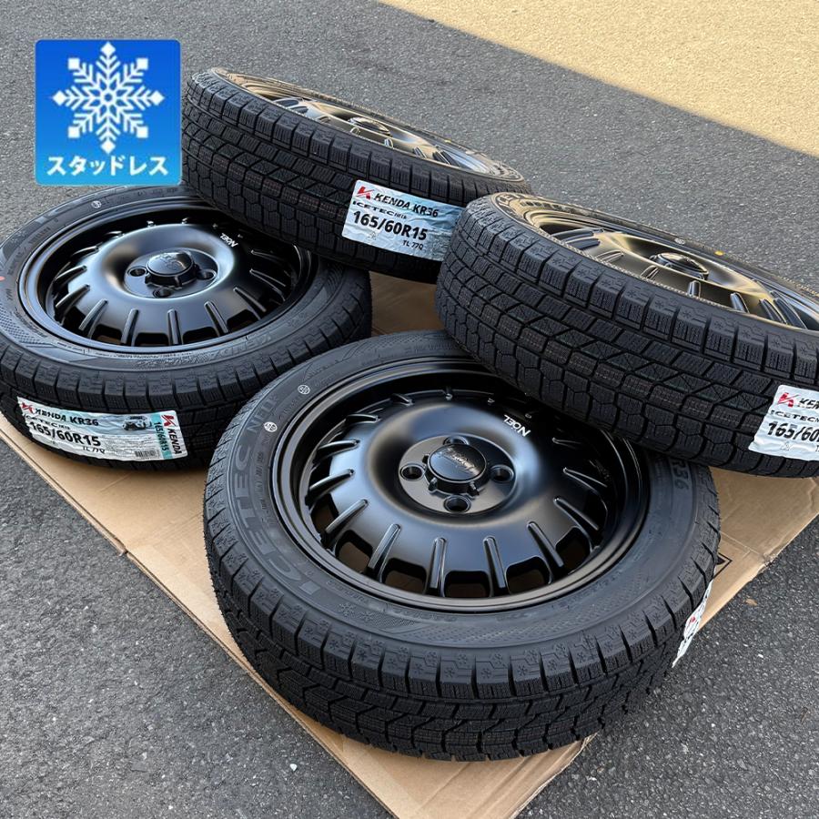 15インチ タイヤ・ホイールセット　タイヤおまけとして考えてください ICETEC 【車種】ハスラー ウェイク ハイゼットジャンボ｜スタッドレス