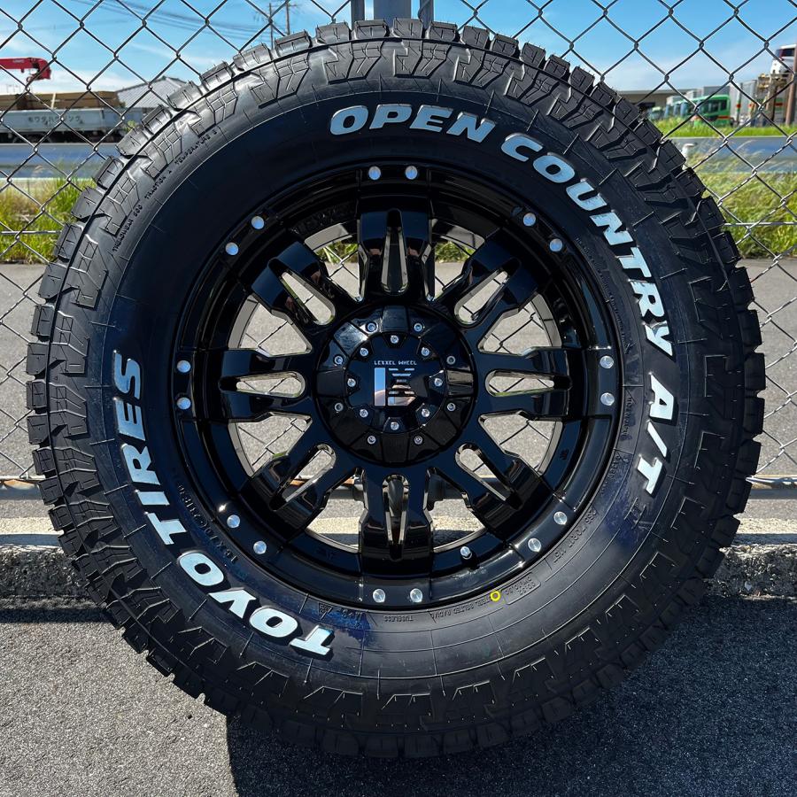 OPEN COUNTRY サマータイヤホイール 4本 プラド ハイラックス 17インチ 