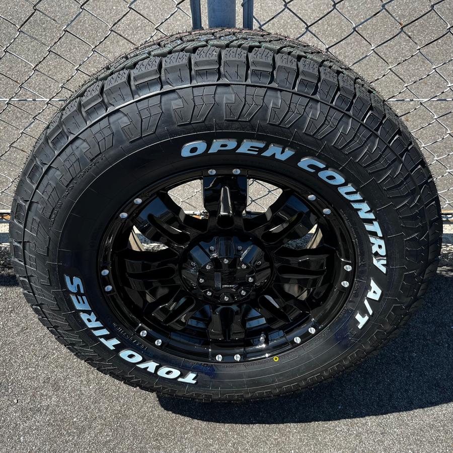 OPEN COUNTRY サマータイヤホイール 4本 プラド ハイラックス 17インチ