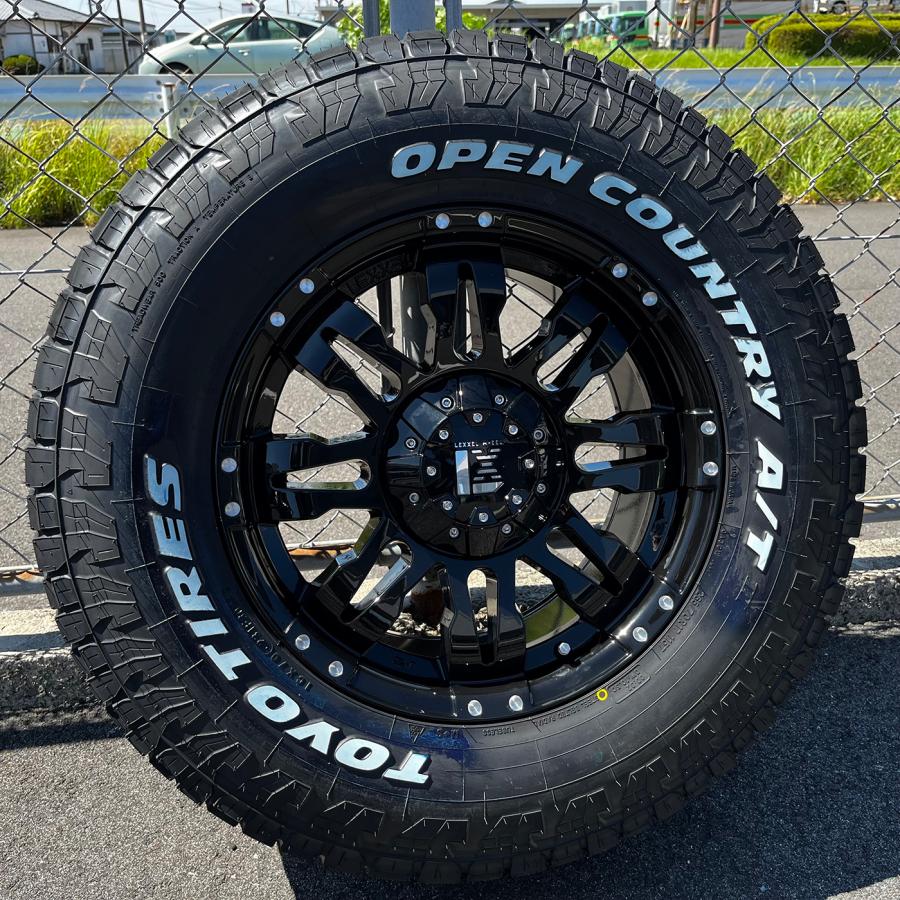 ひよりページ OPEN COUNTRY サマータイヤホイール 4本 プラド ハイラックス 17インチ