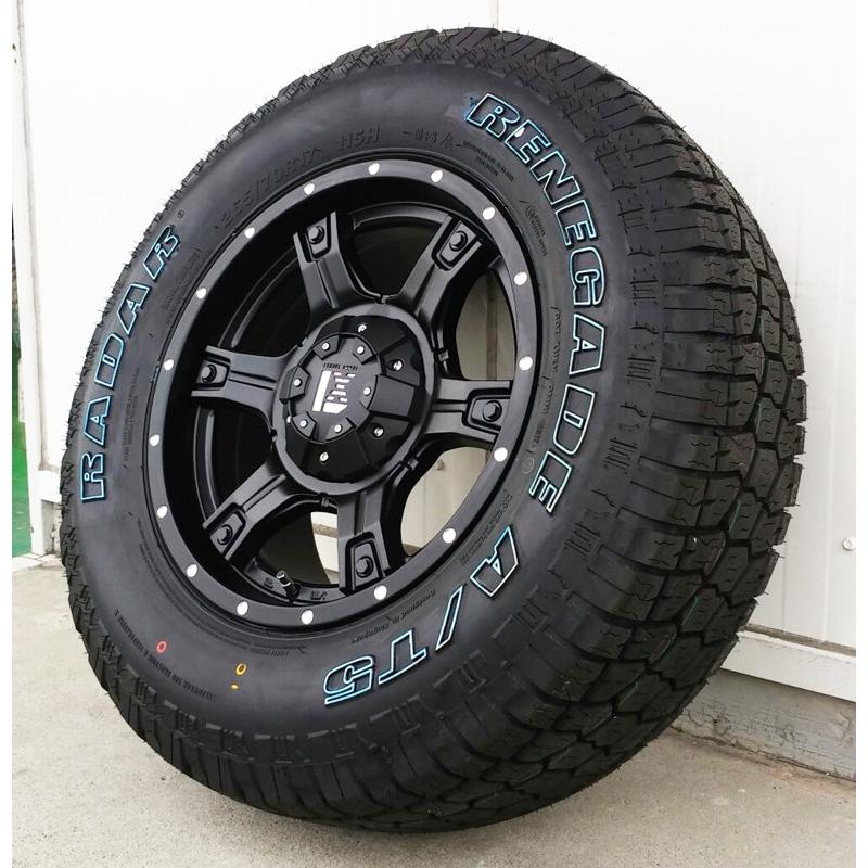 LEXXEL【Outlaw offroad style】サーフ プラド FJ サバーバン タホ Ｈ3 エスカ 17インチ RENEGADE A/T5 RADAR  265/70R17 爆買の画像