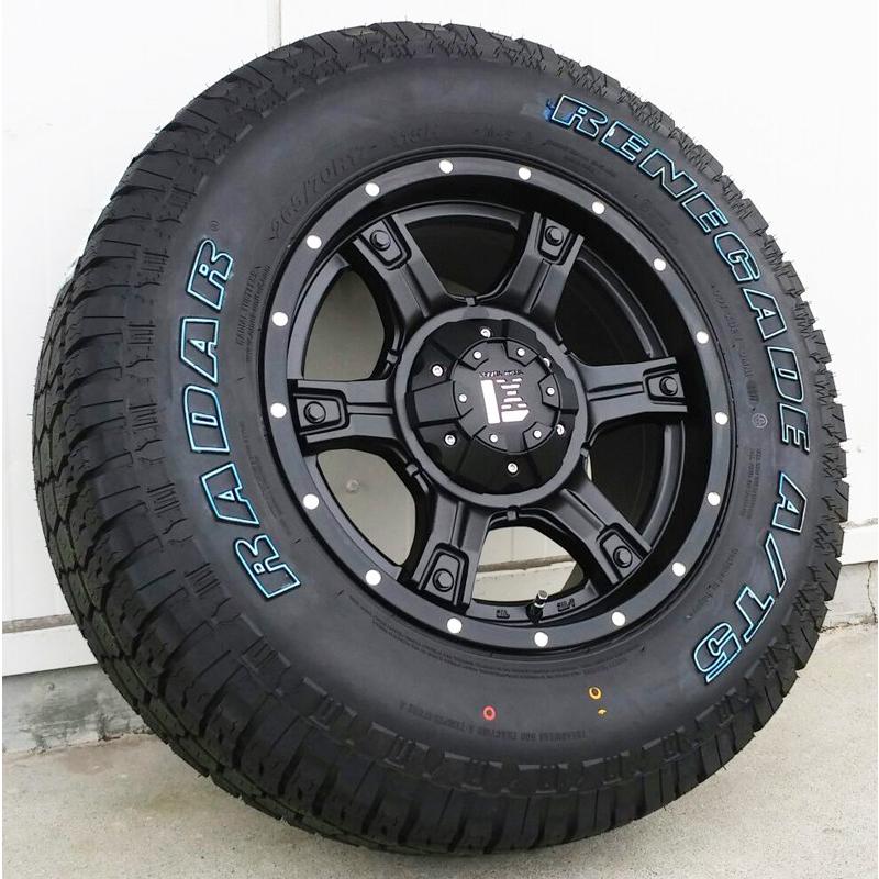 LEXXEL【Outlaw offroad style】サーフ プラド FJ サバーバン タホ Ｈ3 エスカ 17インチ RENEGADE A/T5 RADAR  265/70R17 爆買の画像