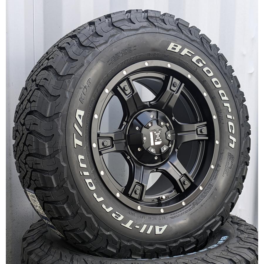 BFGOODRICH / LT265/65R17 / PCD139.7 6H オフセット-18 / パジェロ　ハイラックス　サーフ BFGOODRICH / LT265/65R17 / PCD139.7 6H オフセット-18 / パジェロ