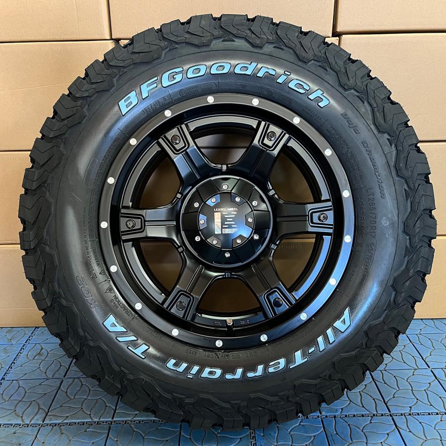 タイヤホイールセット ラングラー・グランドチェロキー・エクスプローラー BF グッドリッチ オールテレン KO2 265/70R17 285/70R17  ホワイトレター OutLaw｜wat｜02