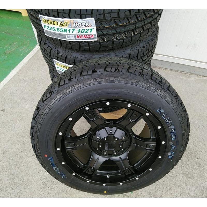 エクストレイル KENDA KR28 225/65R17 タイヤホイール 新品4本 エクストレイル KENDA KR28 225/65R17 タイヤホイール 新品4本