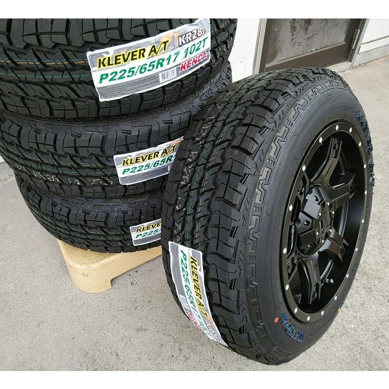 エクストレイル KENDA KR28 225/65R17 タイヤホイール 新品4本 17