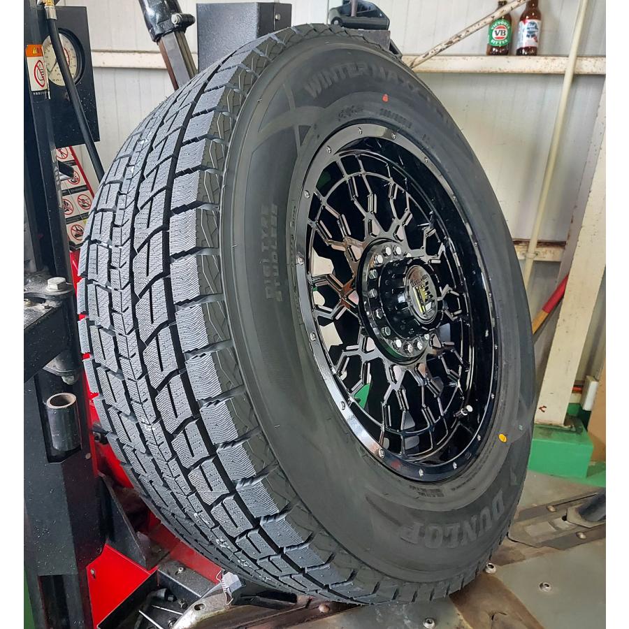 プラド ハイラックス FJ サーフ H3 スタッドレスタイヤホイールセット  