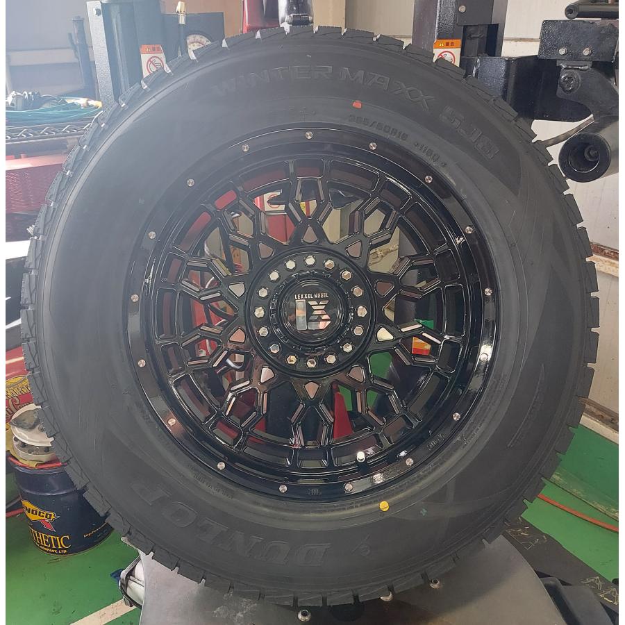 即納 ランクル300 ランドクルーザー LX600 スタッドレスタイヤホイールセット 18インチ DUNLOP SJ8+ 265/60R18｜wat｜09