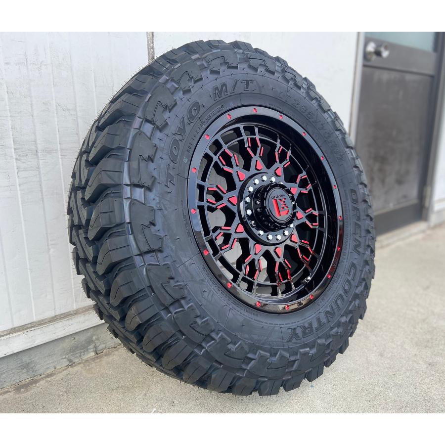 プラド ハイラックス FJ H3 タイヤホイールセット 17インチ PreDator TOYO OPENCOUNTYR MT 265/65RR17 265/70R17｜wat｜03