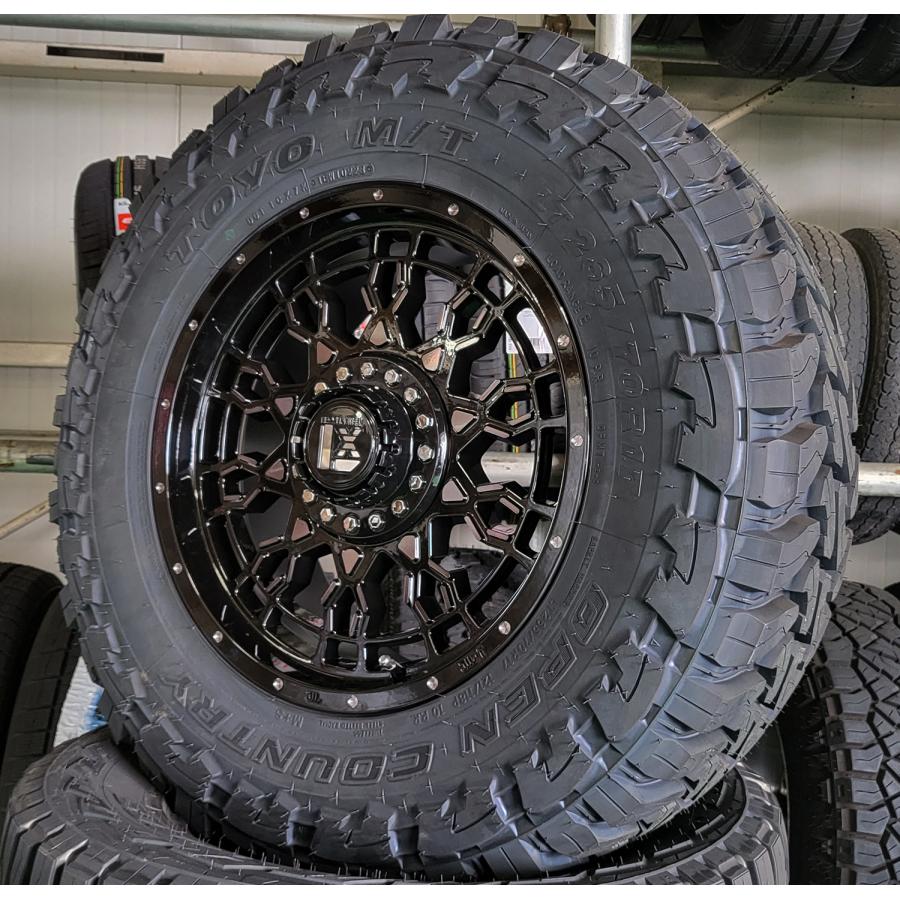 プラド ハイラックス FJ H3 タイヤ ホイール4本セット トーヨー 