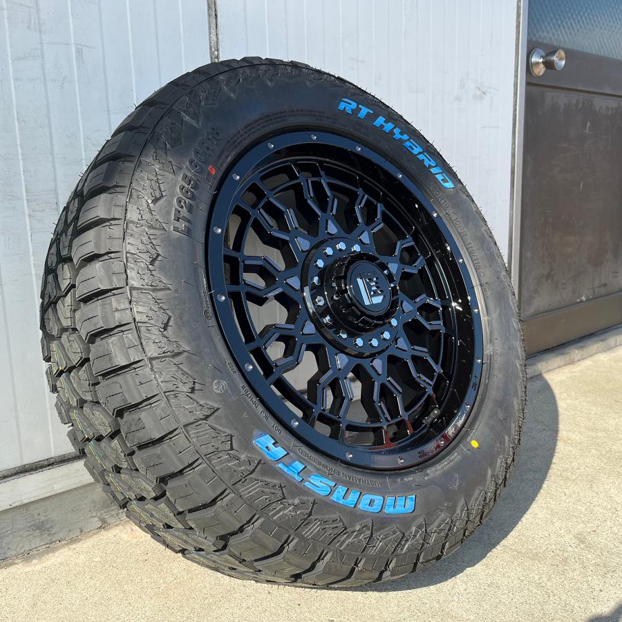 ベンツ Gクラス ゲレンデ W463 タイヤ ホイールセット 18インチ LEXXEL PreDator MONSTA RT HYBRID 265/60R18 ホワイトレター｜wat｜04