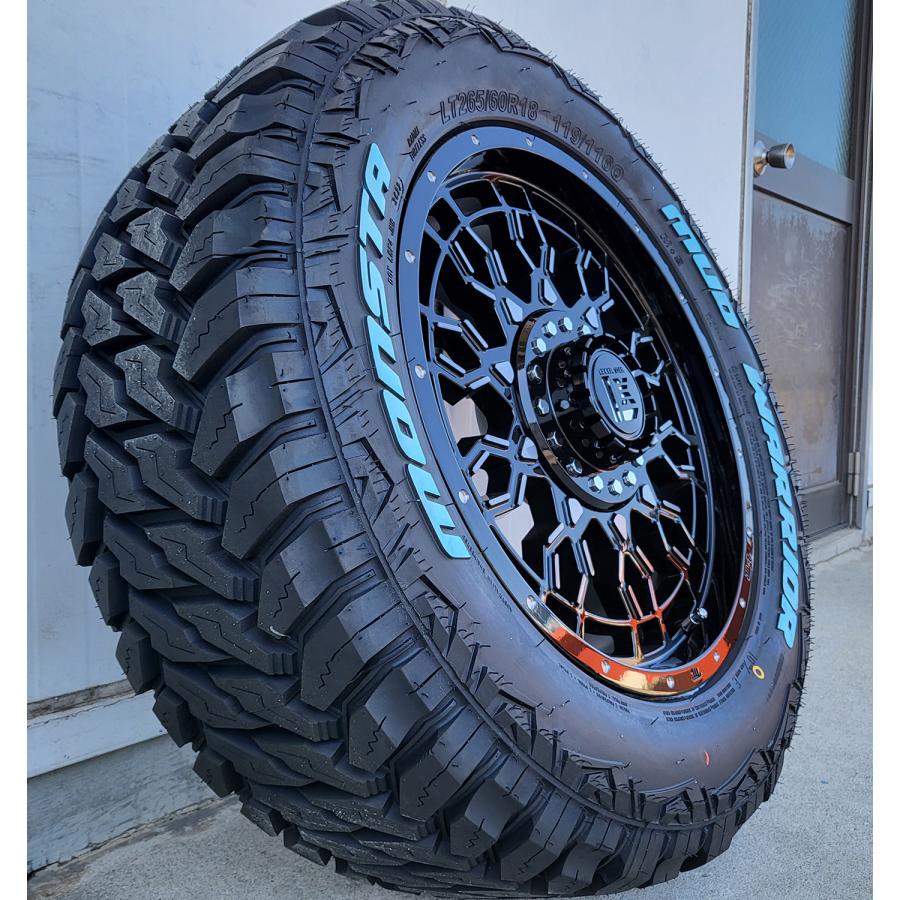 スタッフオススメ！！ 18インチ LEXXEL PreDator プレデター 265/60R18 285/60R18 Jeep ラングラー JL JK グランドチェロキー MONSTA モンスタ マッド｜wat｜09