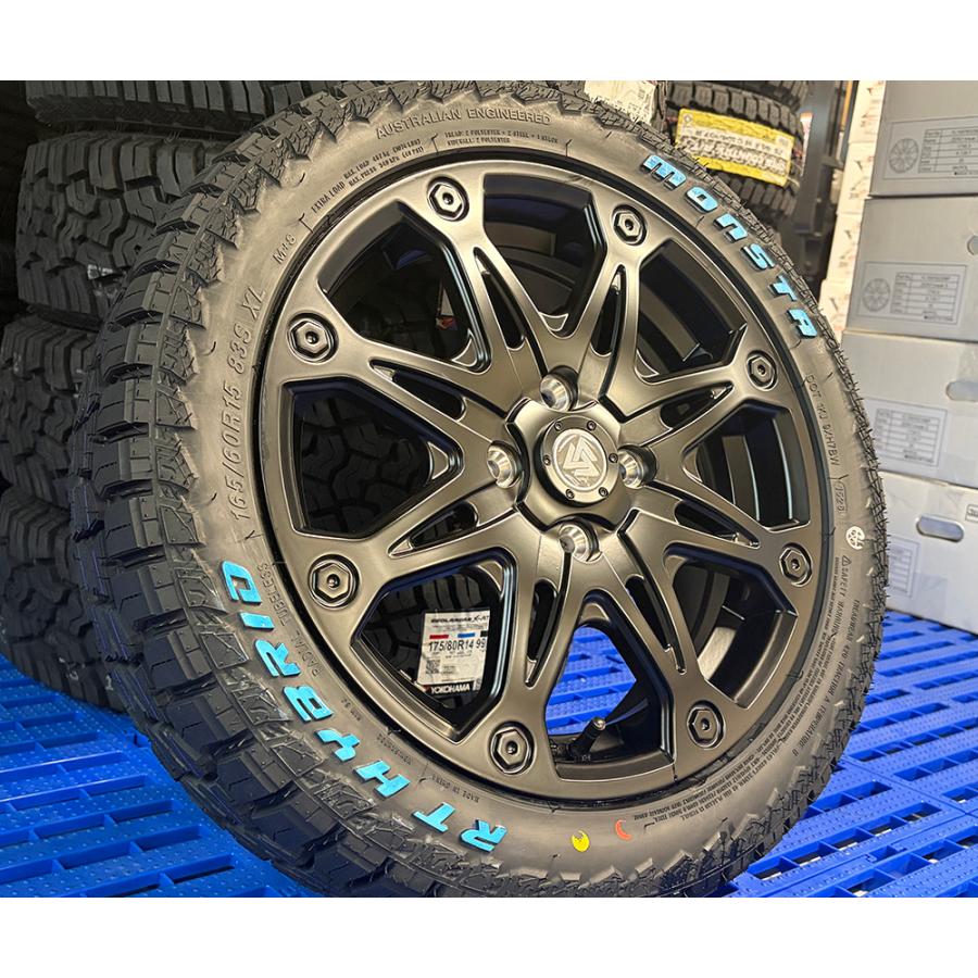 MONSTA TYRES ハイゼットジャンボ ノーマル車高 タイヤホイール