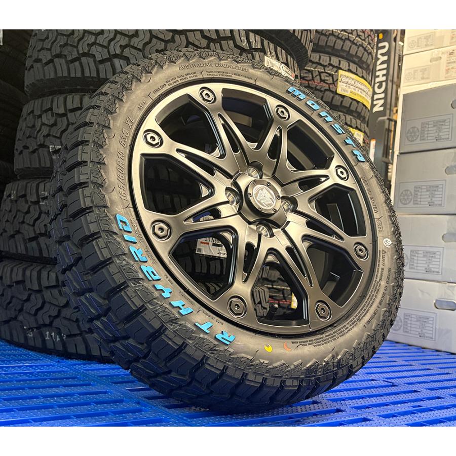 MONSTA TYRES ハイゼットジャンボ タイヤホイール MUD-X モンスタ RT