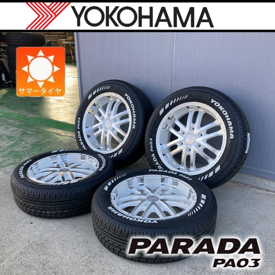 YOKOHAMA PARADA 215/60R17タイヤ4本セット　送料込み PARADA 【車種】200系ハイエース | 新品 サマータイヤ YOKOHAMA
