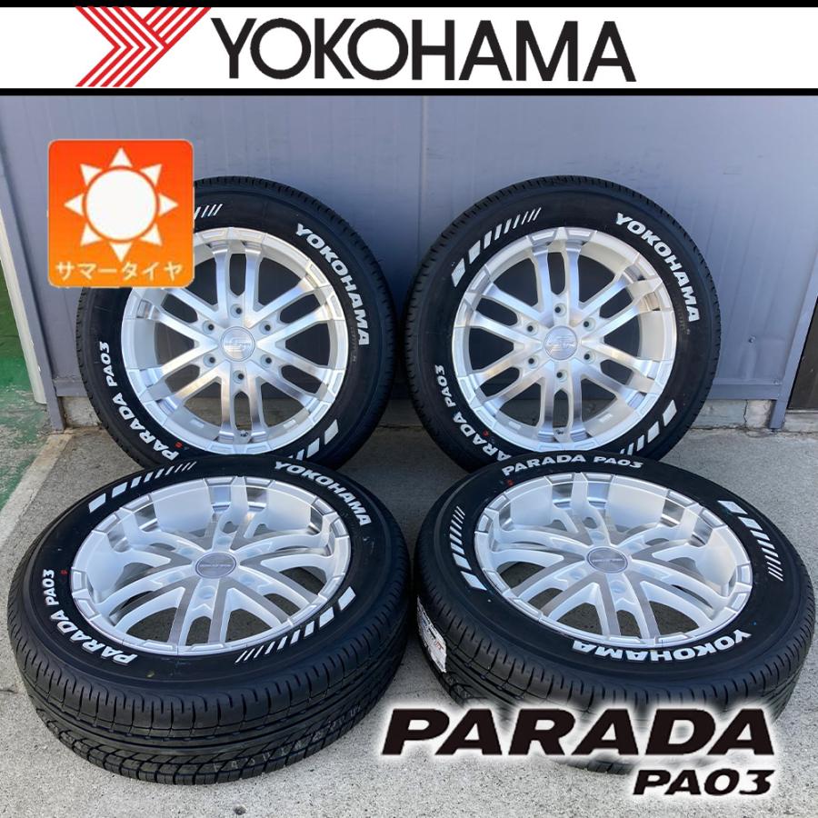 ②215/60R17 parada pa03 PARADA 200系ハイエース HIACE | 車検対応 ヨコハマ YOKOHAMA PA03 215
