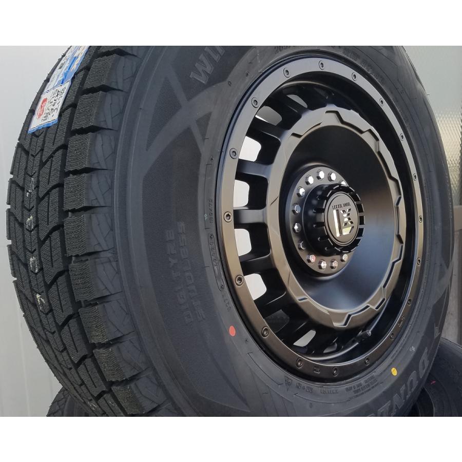 JEEP 純正OPホイール ＋ スタッドレスタイヤ265/70R17 4本セット wat_lexout-yoko-xat-17-kusa-01