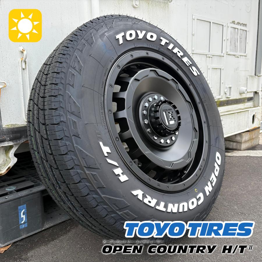 トヨタ 16インチ ホイールセット タイヤ OPEN COUNTRY 【新品】デリカD5／RAV4／エクストレイル対応 TOYO HT2