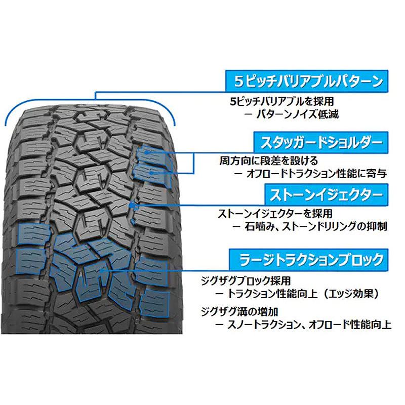 プラド パジェロ ハイラックス 17インチ LEXXEL SwaGGer スワッガー TOYO OPENCOUNTRY AT3 265/70R17 265/65R17_6