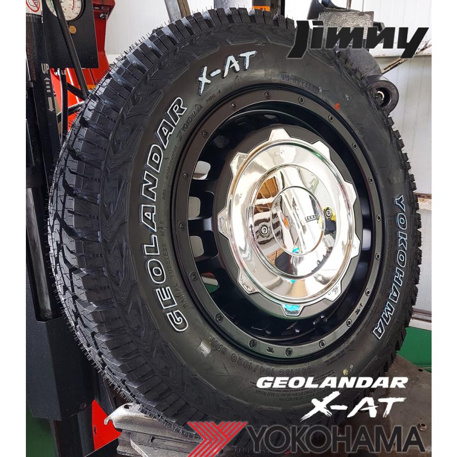 GEOLANDAR JB64 JB23 ジムニー タイヤ ホイール セット ヨコハマ 