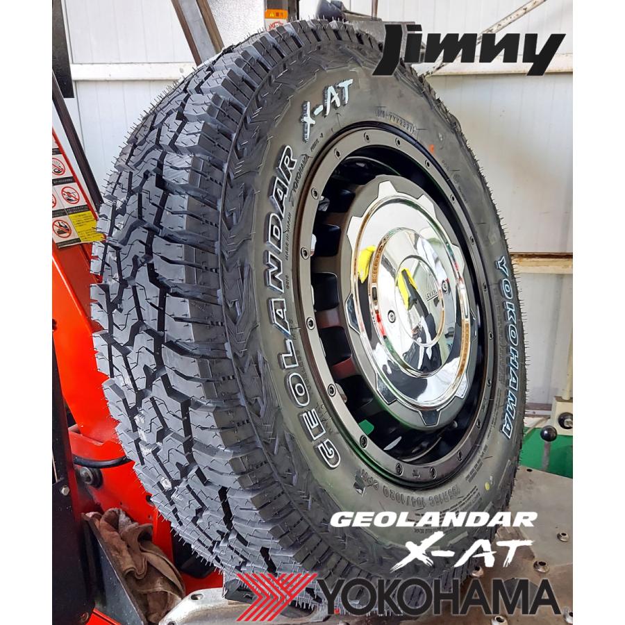 GEOLANDAR JB64 JB23 ジムニー タイヤ ホイール セット ヨコハマ
