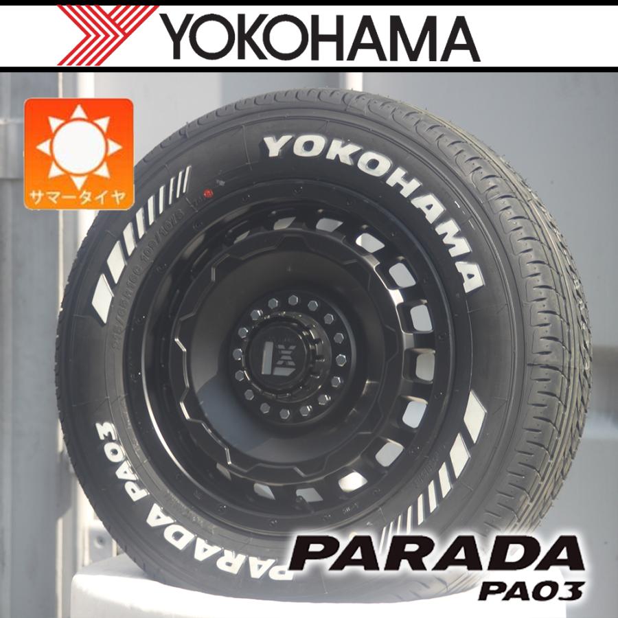 PARADA 【車種】200系ハイエース | 新品 サマータイヤ YOKOHAMA PA03 