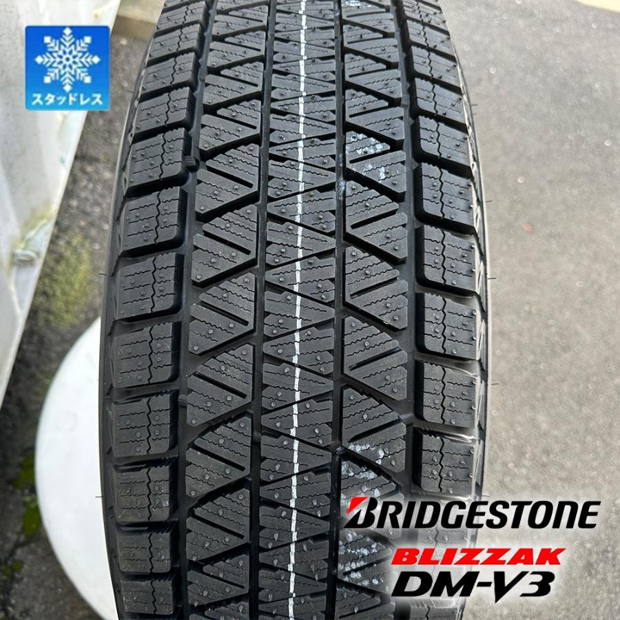 BLIZZAK DM-V3 215/70R16ホイール付デリカd5など4本セット ブリザック デリカD5 DELICA アウトランダー（GN系除く
