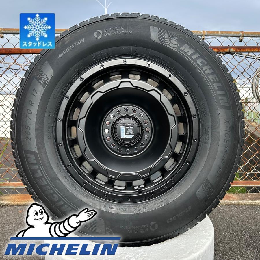 【T00017】パジェロ　265/70R16　スタッドレスタイヤ　2024年　7分山　純正ホイール 4/20まで！T00017】パジェロ 265/70R16 スタッドレスタイヤ 2024年 7分