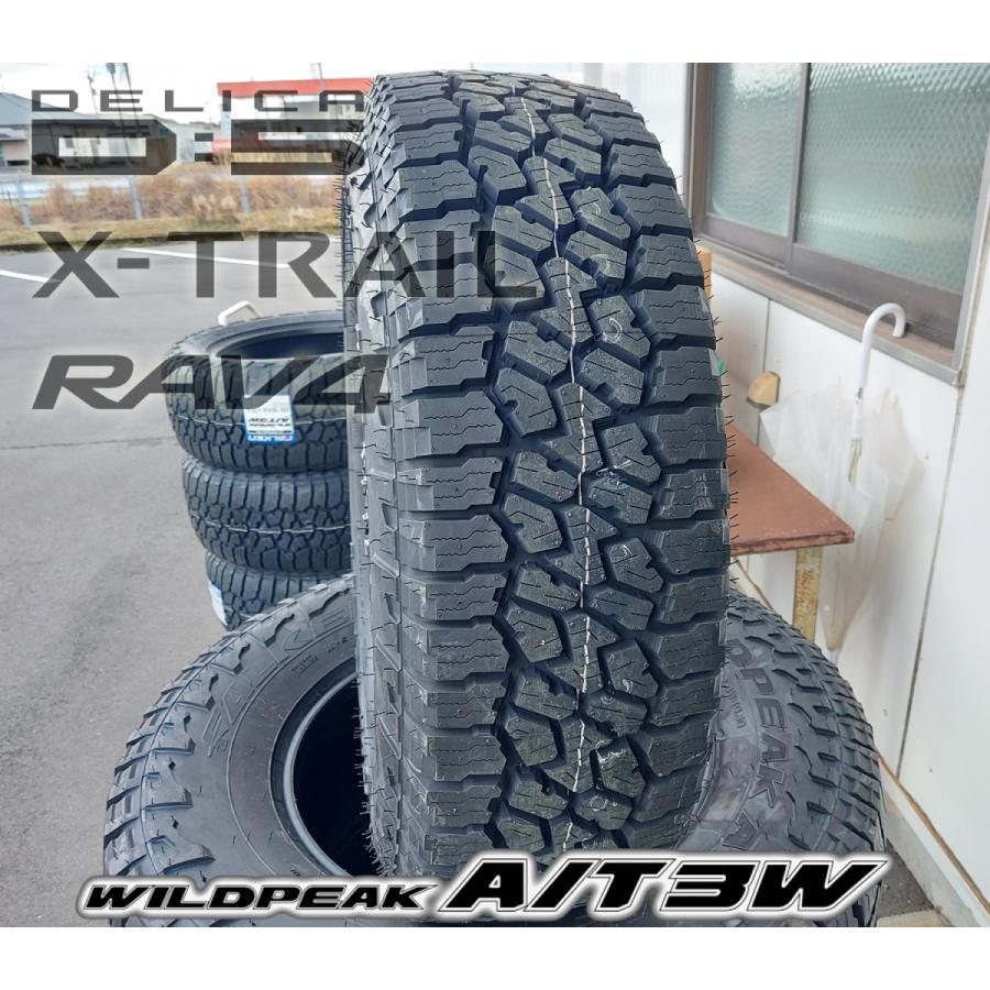 オールテレンタイヤ デリカD5 RAV4 エクストレイル CX5 16インチ 新品タイヤホイールセット ファルケン WILDEPEAK A/T03W 225/75R16 235/70R16 爆買の画像