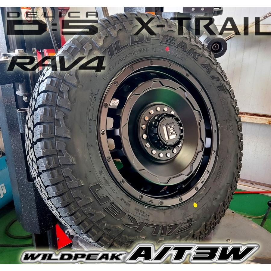 オールテレンタイヤ デリカD5 RAV4 エクストレイル CX5 16インチ 新品タイヤホイールセット ファルケン WILDEPEAK A/T03W 225/75R16 235/70R16 爆買の画像