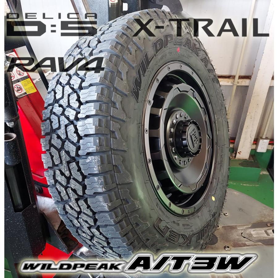 オールテレンタイヤ デリカD5 RAV4 エクストレイル CX5 16インチ 新品タイヤホイールセット ファルケン WILDEPEAK A/T03W 225/75R16 235/70R16 爆買の画像