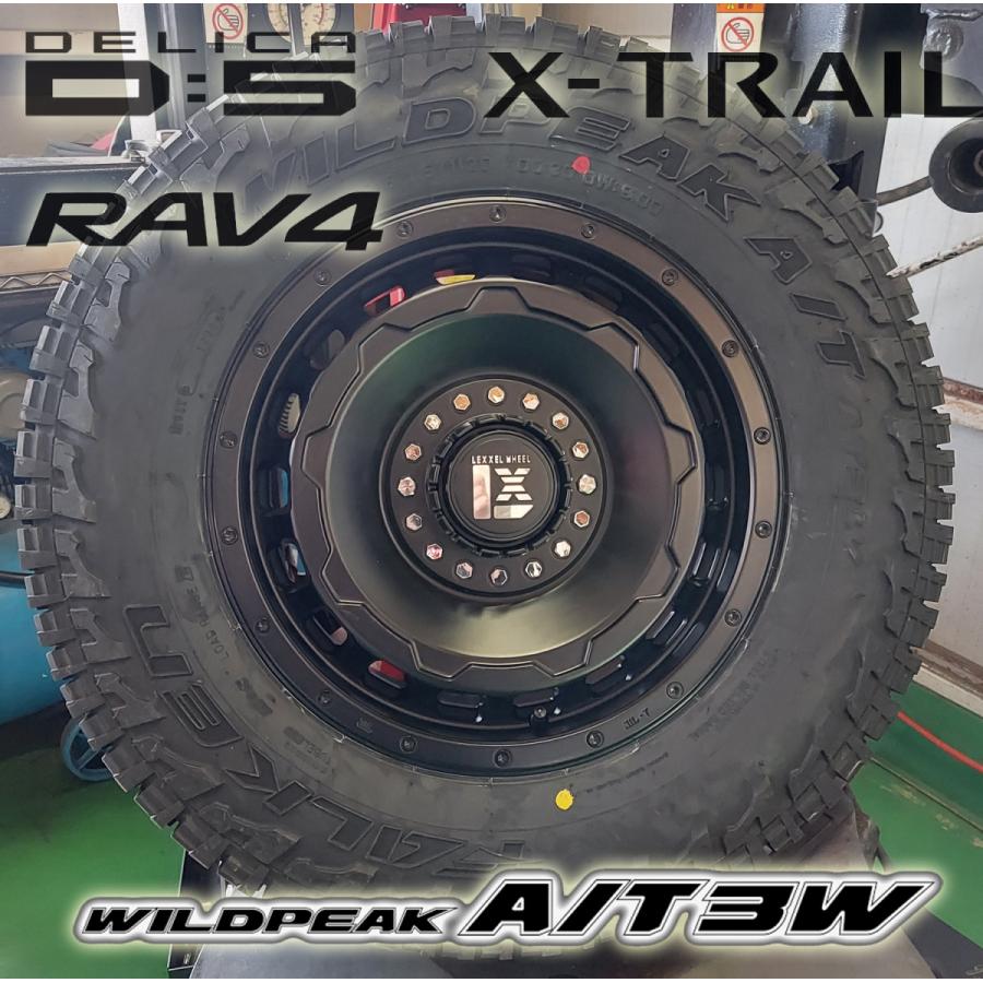 オールテレンタイヤ デリカD5 RAV4 エクストレイル CX5 16インチ 新品タイヤホイールセット ファルケン WILDEPEAK A/T03W 225/75R16 235/70R16 爆買の画像