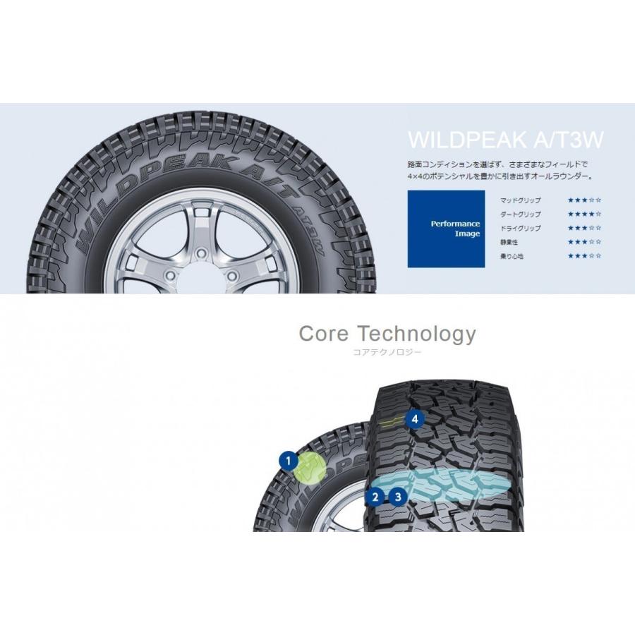 オールテレンタイヤ デリカD5 RAV4 エクストレイル CX5 16インチ 新品タイヤホイールセット ファルケン WILDEPEAK A/T03W 225/75R16 235/70R16 爆買の画像