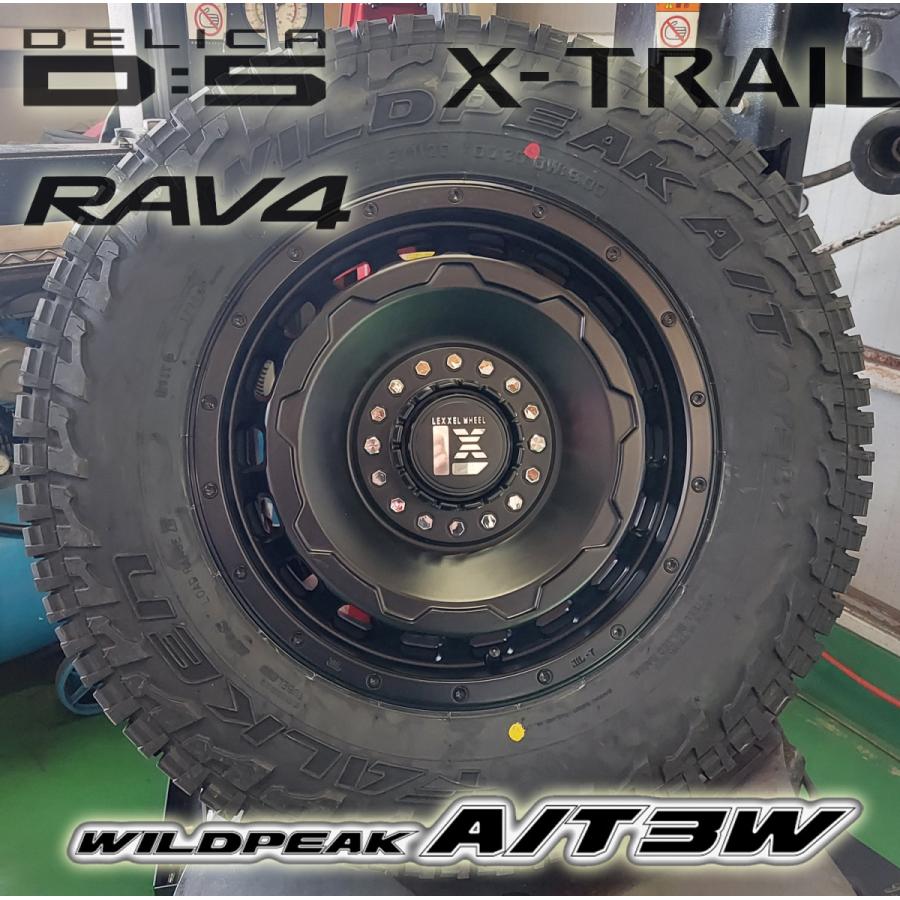 オールテレンタイヤ デリカD5 RAV4 エクストレイル CX5 16インチ 新品タイヤホイールセット ファルケン WILDEPEAK A/T03W 225/75R16 235/70R16 爆買の画像