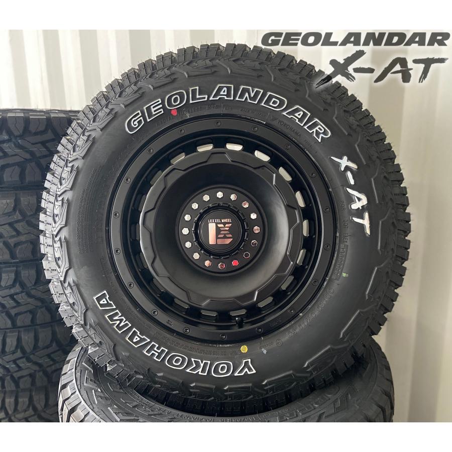 ジムニー シエラ JB74 タイヤホイールセット ヨコハマ ジオランダーX-AT 235/70R16 or 225/75R16 ホワイトレター 16インチ LEXXEL SwaGGer｜wat｜02